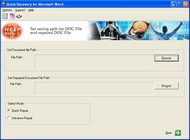 MS Word Data Recovery by Unistal screenshot